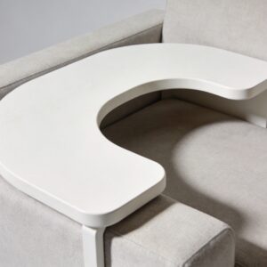 C-Shaped Snuggle Side Coffee Table